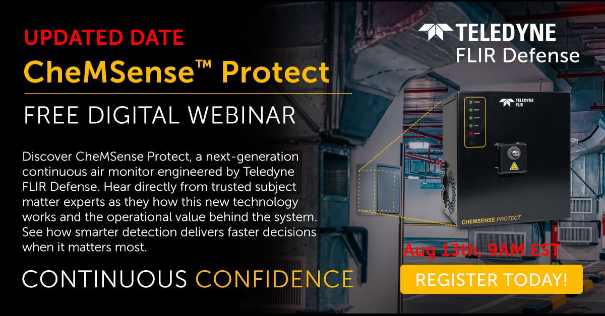 CheMSense™ Protect Product Webinar, 9AM ET (13:00 UTC)
