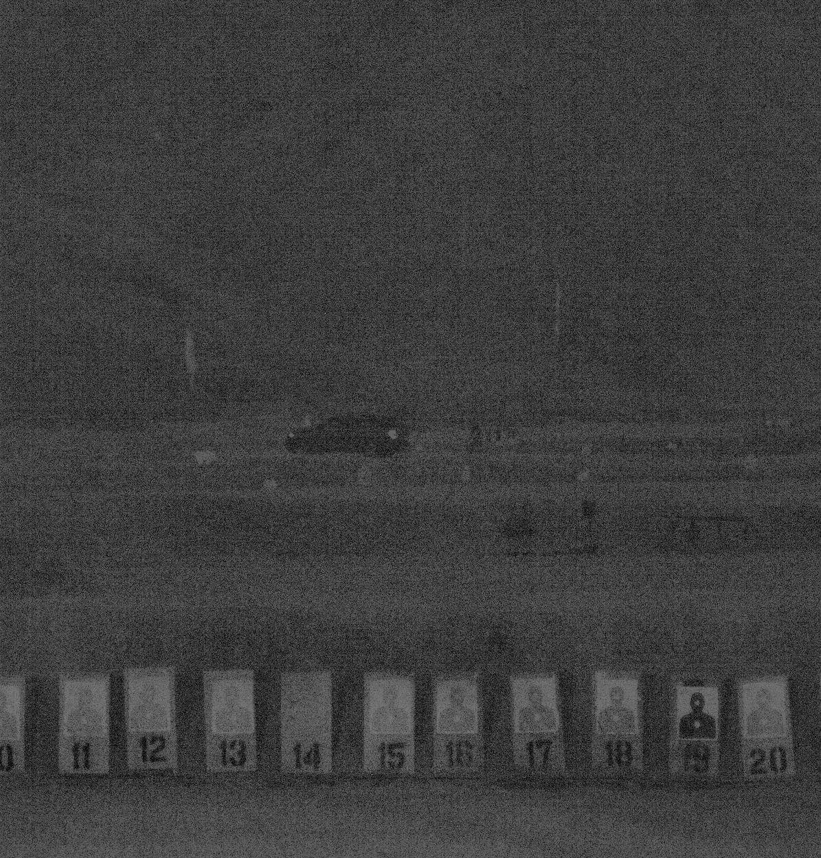 No MLI-HP illumination (340-meter, moonless night)