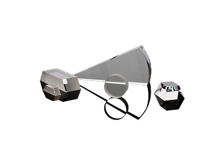 Undoped YAG and LuAG Crystal Optics