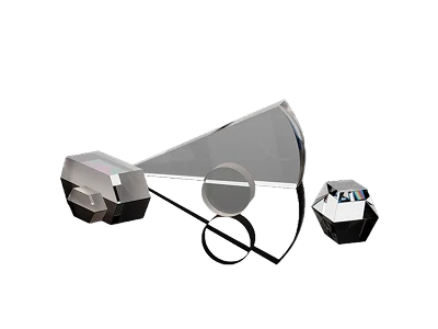 Undoped YAG and LuAG Crystal Optics